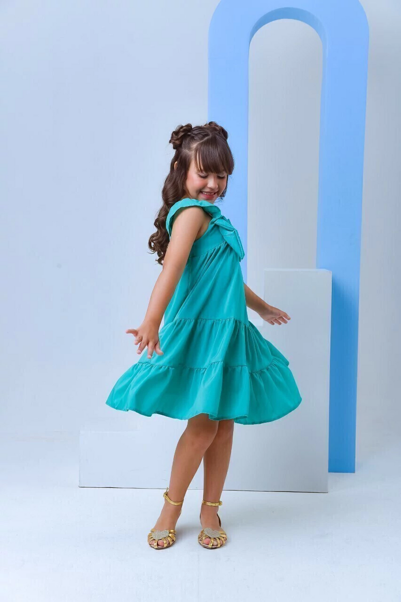 Vestido Babi Verde Tiffany