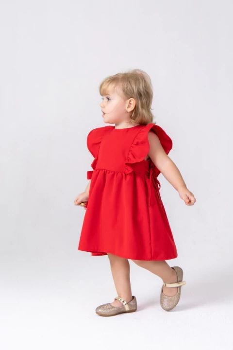 Vestido Masha Baby Vermelho