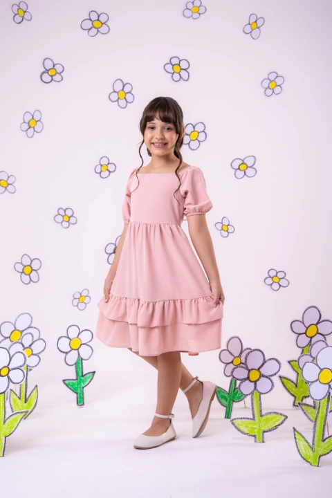 Vestido Alice Rosé Bebe